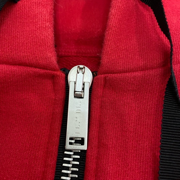 Ben Taverniti Unravel Project hooded red sweatshirt - Picture 9 of 11